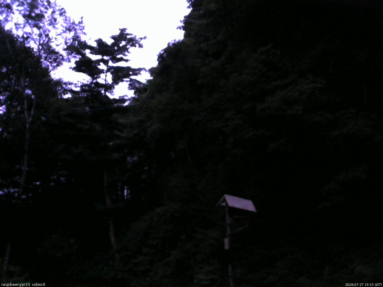 長野県菅平高原 ゆたか山荘 温度計 2026/07/27 19:15