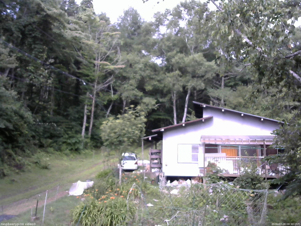 長野県菅平高原 ゆたか山荘 西側(坂上) 2026/07/28 08:30