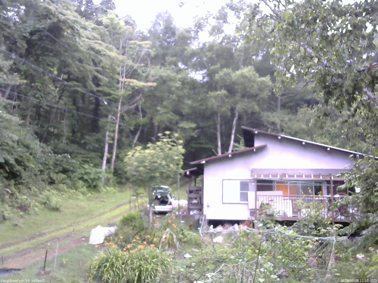 長野県菅平高原 ゆたか山荘 西側(坂上) 2026/07/28 12:15