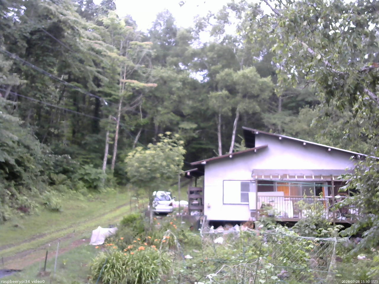 長野県菅平高原 ゆたか山荘 西側(坂上) 2026/07/28 15:30