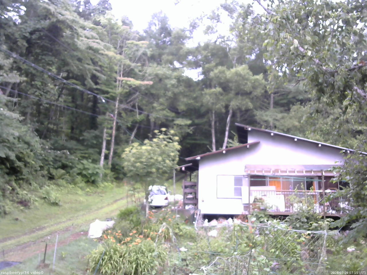 長野県菅平高原 ゆたか山荘 西側(坂上) 2026/07/29 07:15