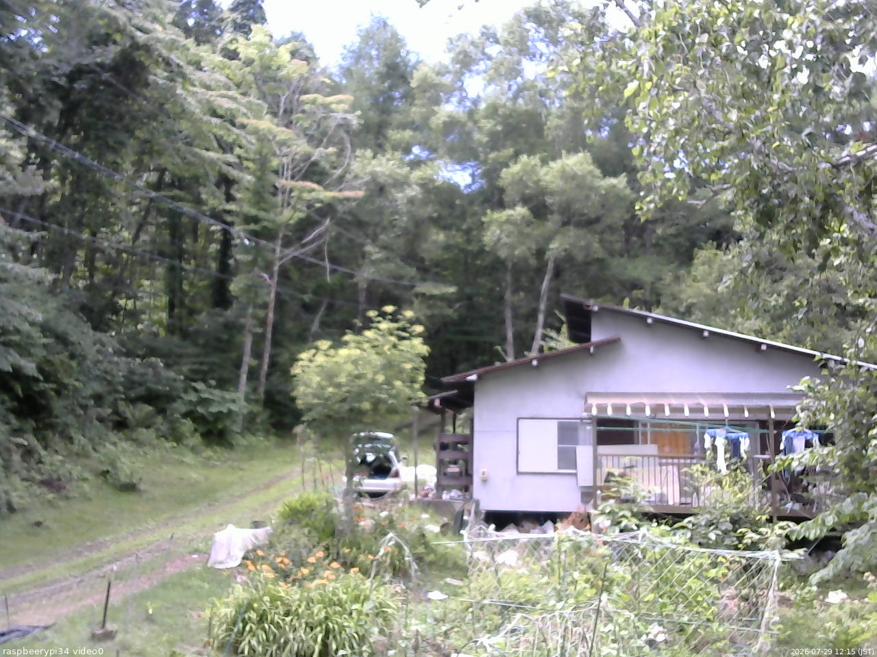 長野県菅平高原 ゆたか山荘 西側(坂上) 2026/07/29 12:15