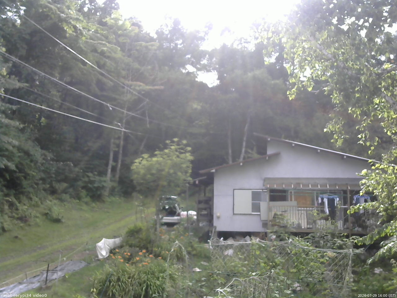 長野県菅平高原 ゆたか山荘 西側(坂上) 2026/07/29 16:00