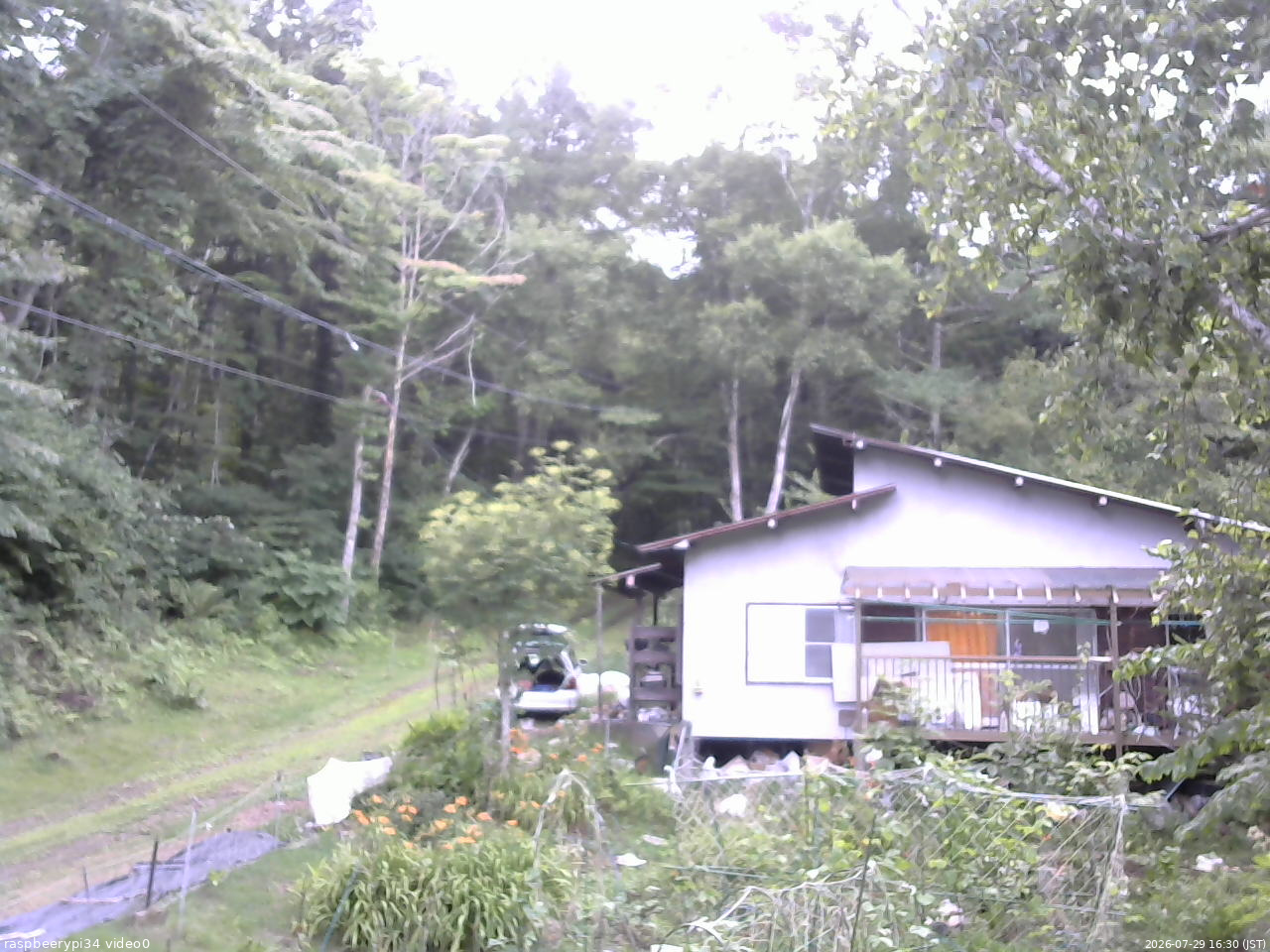長野県菅平高原 ゆたか山荘 西側(坂上) 2026/07/29 16:30
