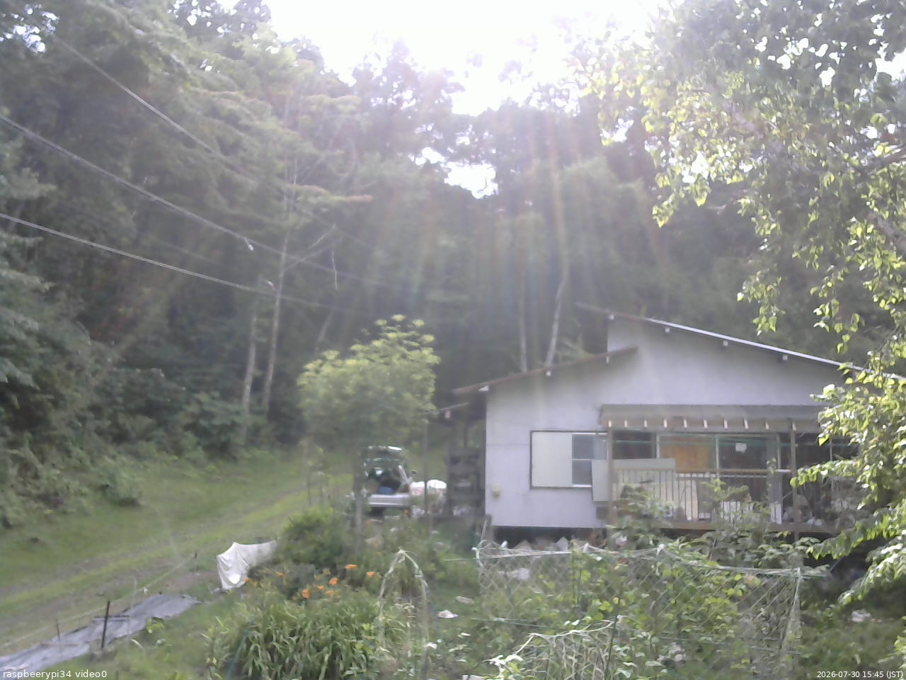 長野県菅平高原 ゆたか山荘 西側(坂上) 2026/07/30 15:45