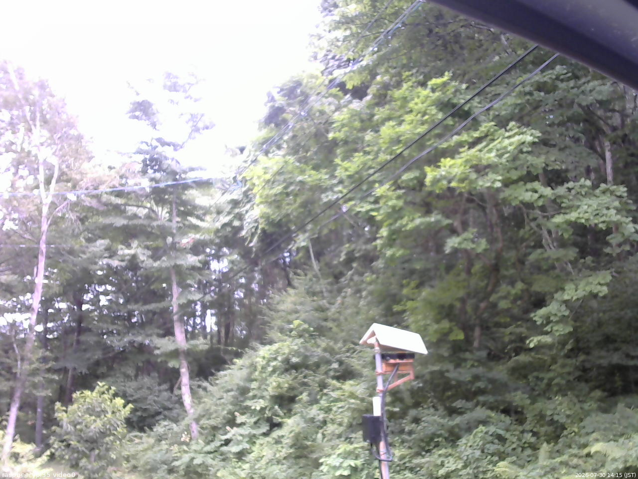 長野県菅平高原 ゆたか山荘 温度計 2026/07/30 14:15