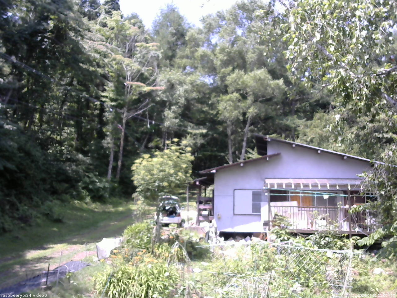 長野県菅平高原 ゆたか山荘 西側(坂上) 2026/07/31 11:00