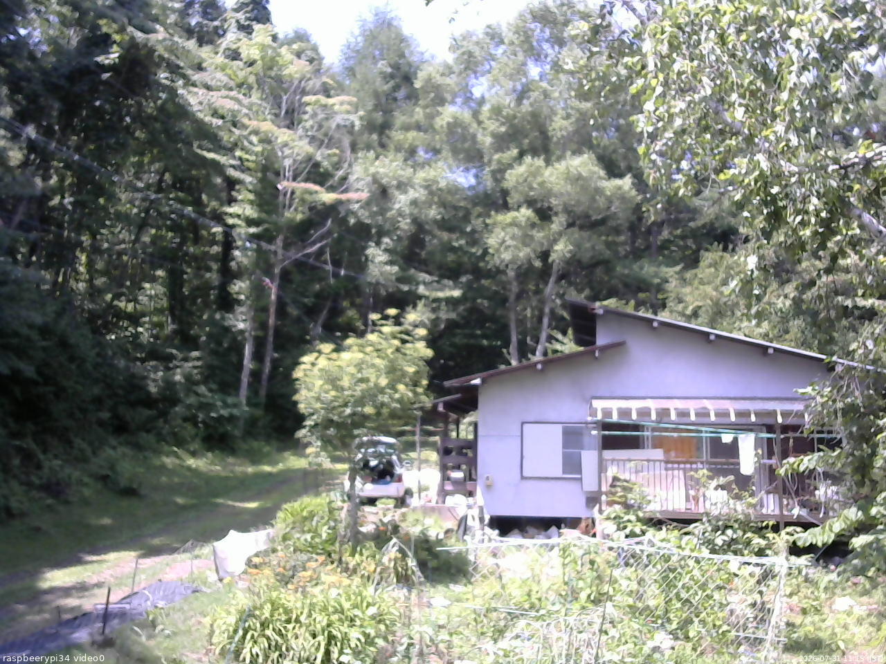 長野県菅平高原 ゆたか山荘 西側(坂上) 2026/07/31 11:15