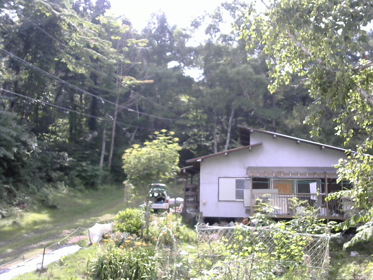 長野県菅平高原 ゆたか山荘 西側(坂上) 2026/07/31 14:45