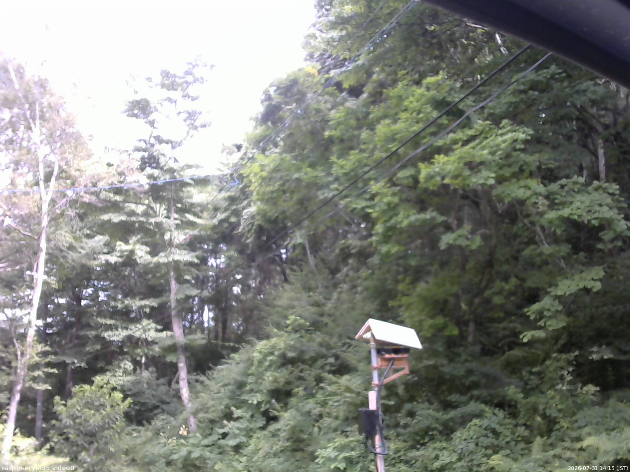 長野県菅平高原 ゆたか山荘 温度計 2026/07/31 14:15