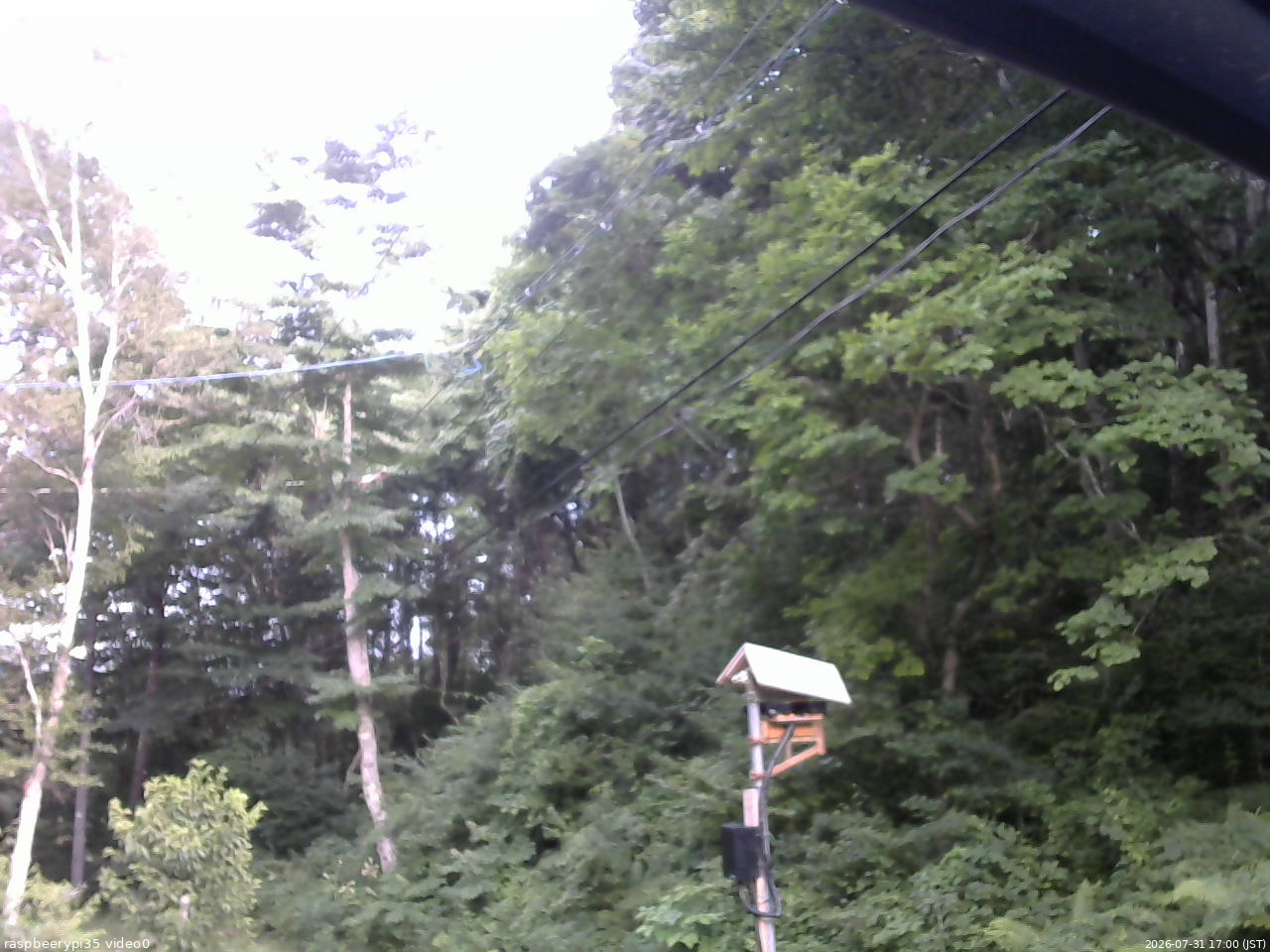 長野県菅平高原 ゆたか山荘 温度計 2026/07/31 17:00