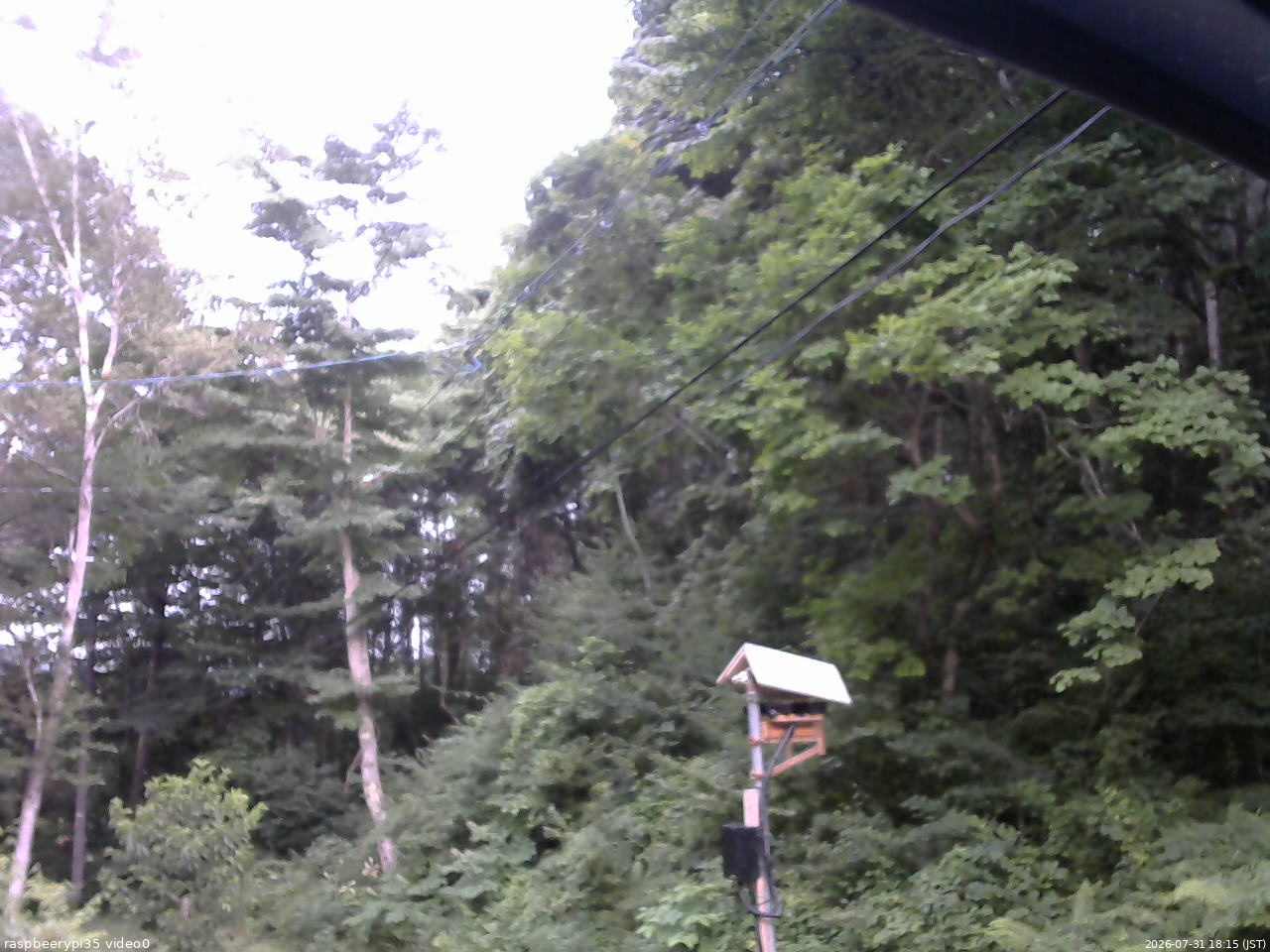 長野県菅平高原 ゆたか山荘 温度計 2026/07/31 18:15
