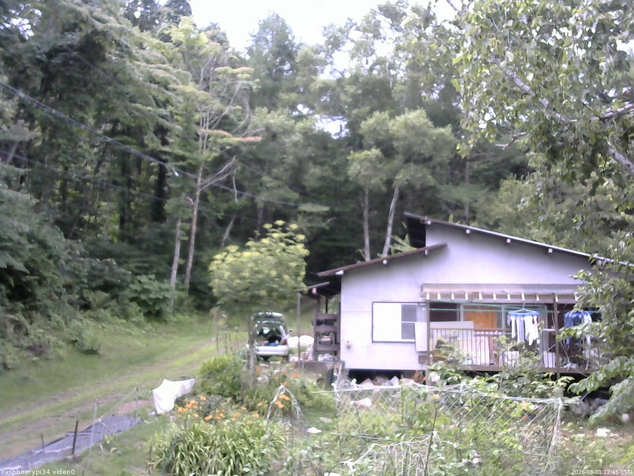 長野県菅平高原 ゆたか山荘 西側(坂上) 2026/08/01 12:45