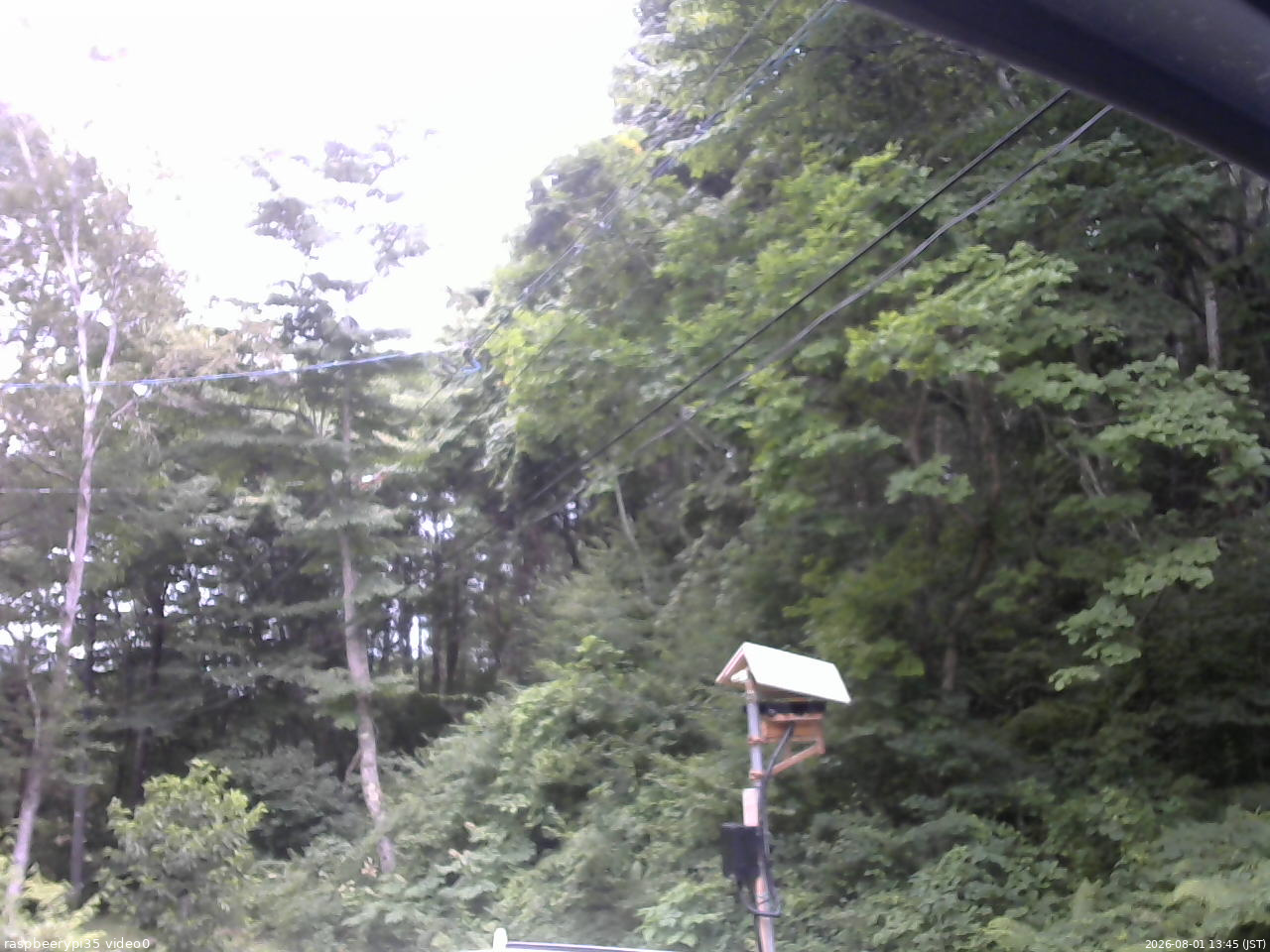 長野県菅平高原 ゆたか山荘 温度計 2026/08/01 13:45