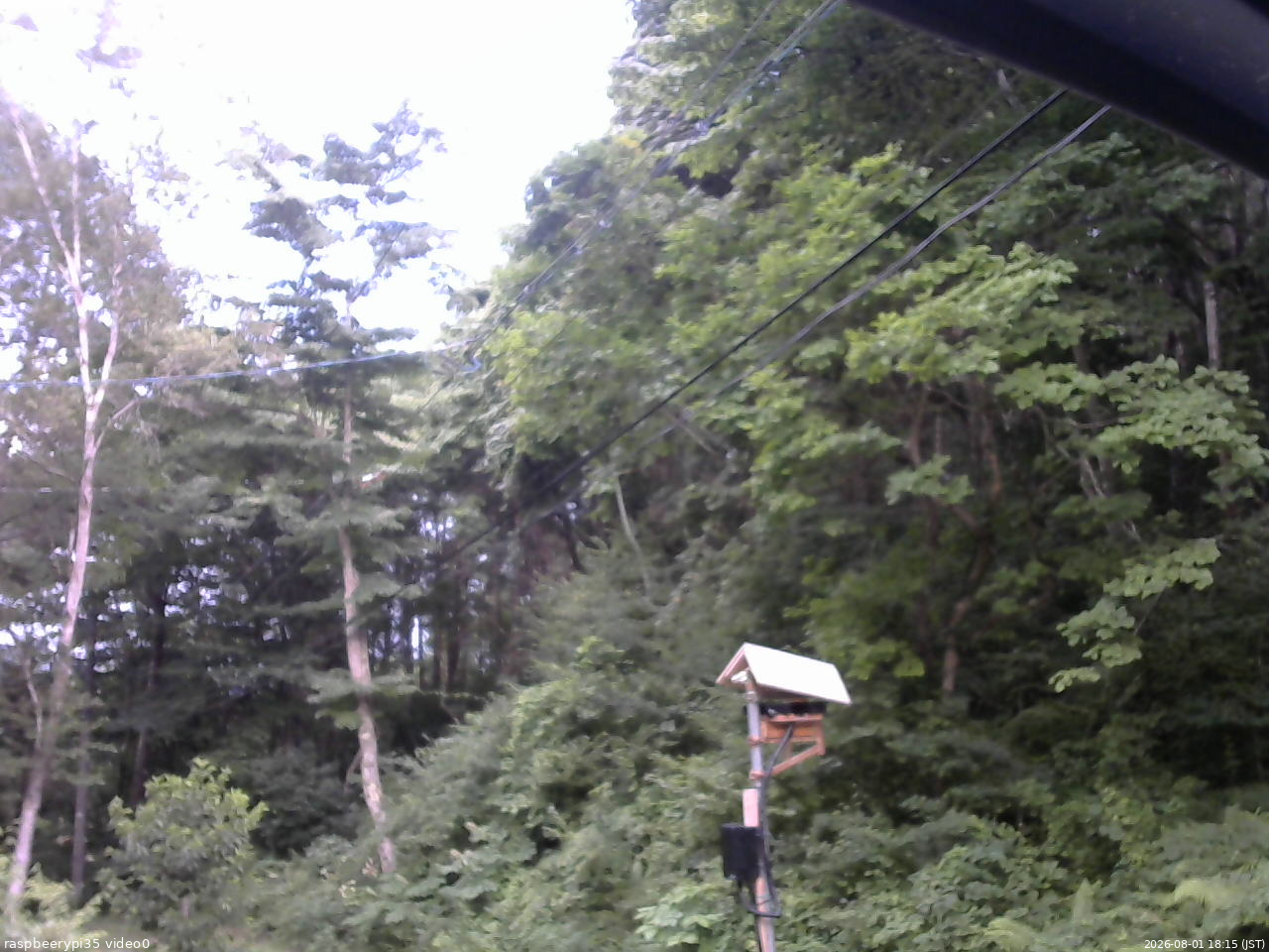 長野県菅平高原 ゆたか山荘 温度計 2026/08/01 18:15