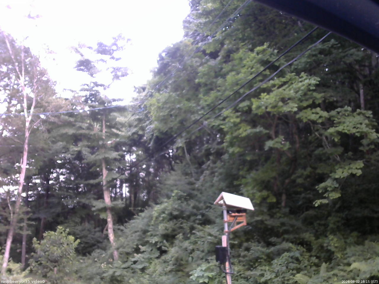 長野県菅平高原 ゆたか山荘 温度計 2026/08/02 18:15