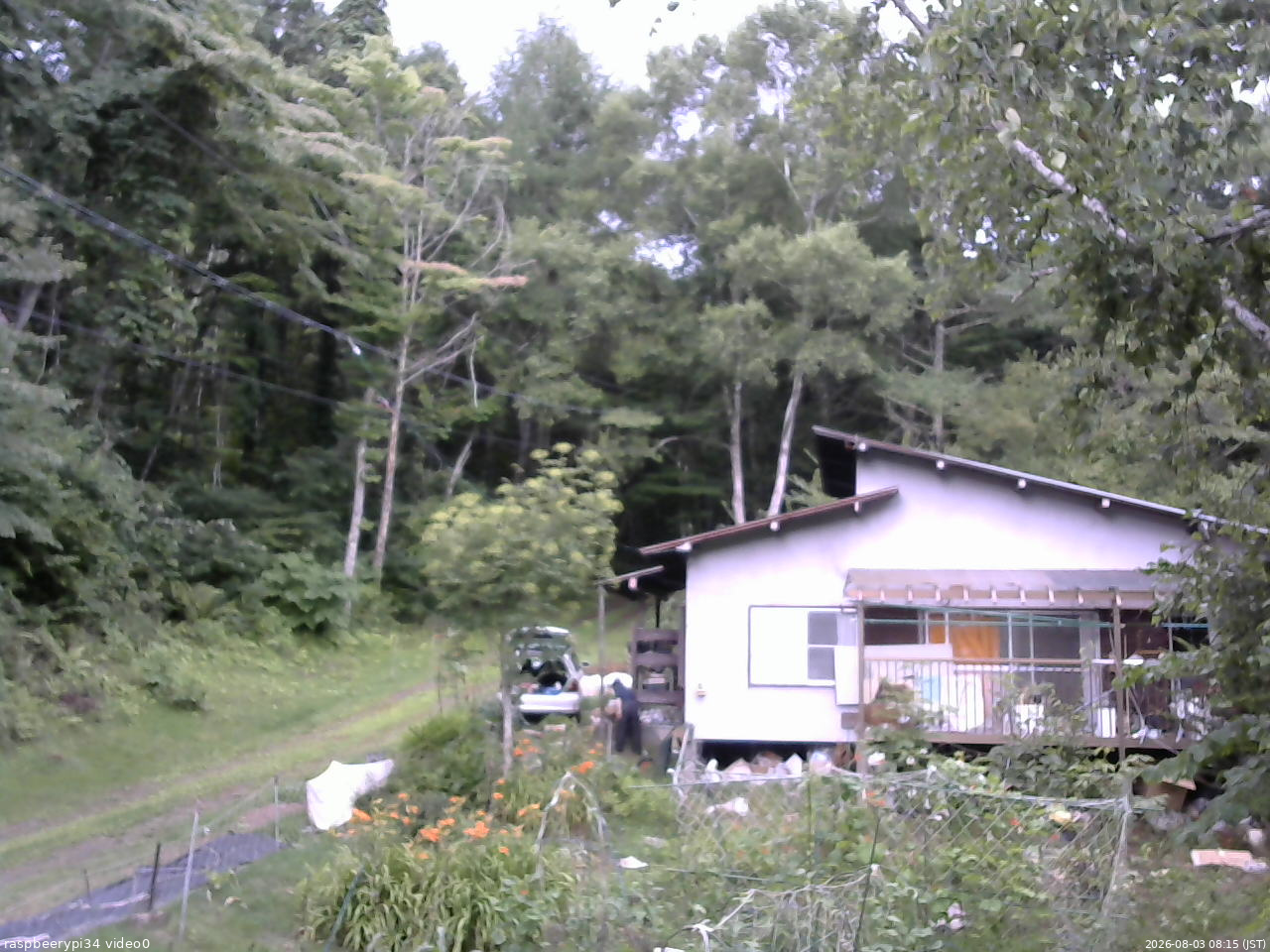 長野県菅平高原 ゆたか山荘 西側(坂上) 2026/08/03 08:15