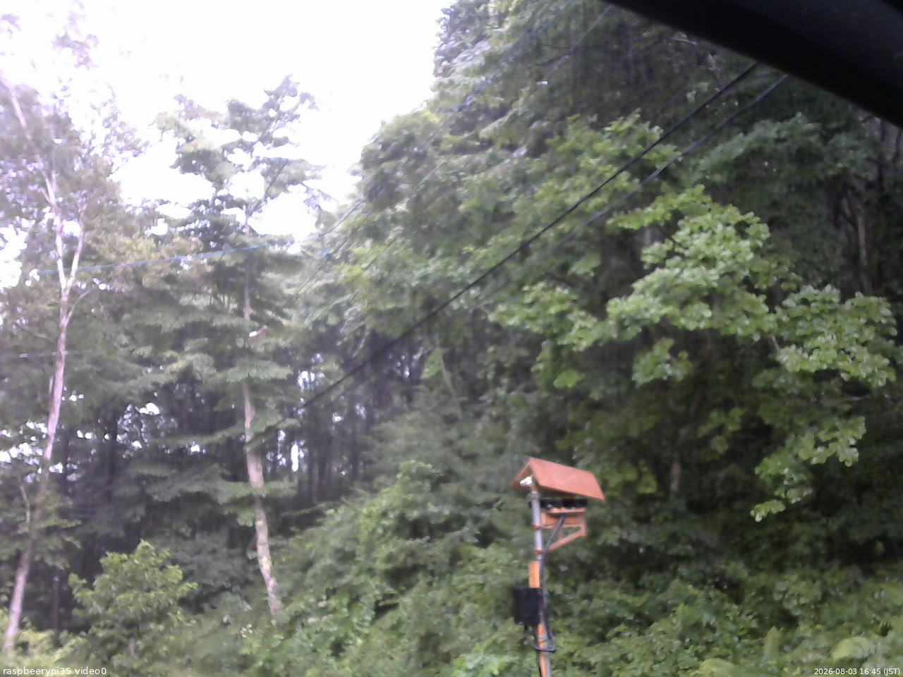 長野県菅平高原 ゆたか山荘 温度計 2026/08/03 16:45
