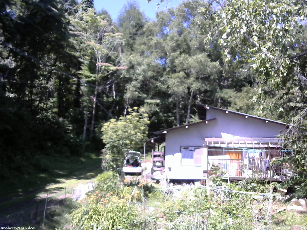 長野県菅平高原 ゆたか山荘 西側(坂上) 2026/08/05 10:15