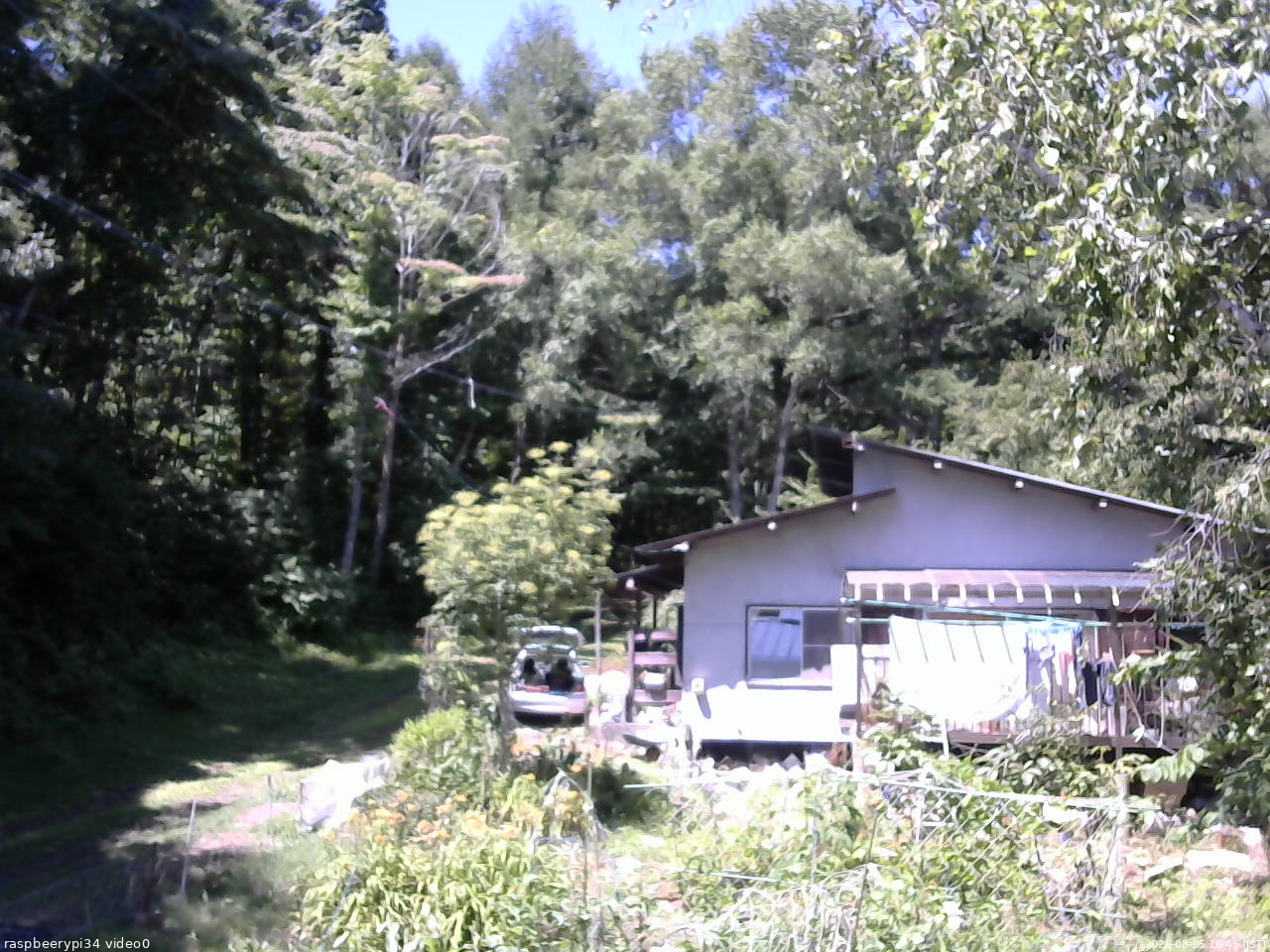 長野県菅平高原 ゆたか山荘 西側(坂上) 2026/08/05 10:45