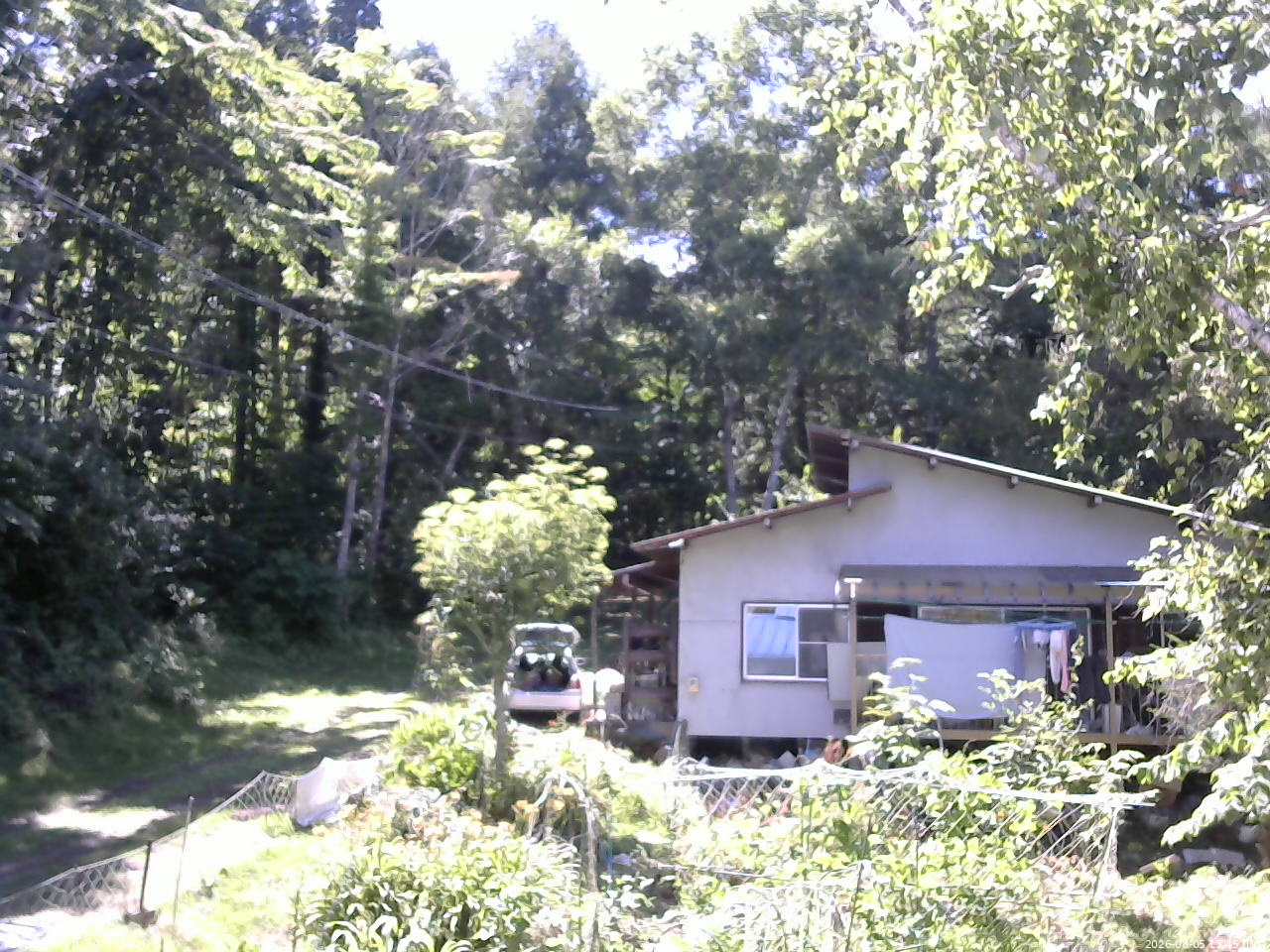 長野県菅平高原 ゆたか山荘 西側(坂上) 2026/08/05 13:45