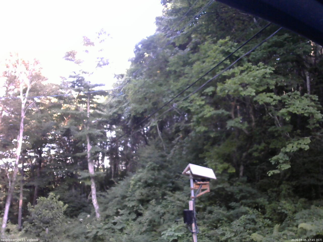 長野県菅平高原 ゆたか山荘 温度計 2026/08/05 17:45