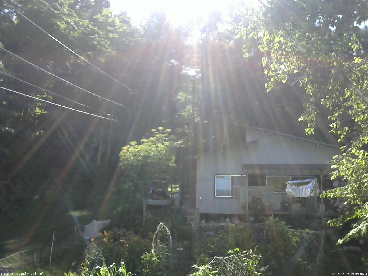 長野県菅平高原 ゆたか山荘 西側(坂上) 2026/08/06 15:45