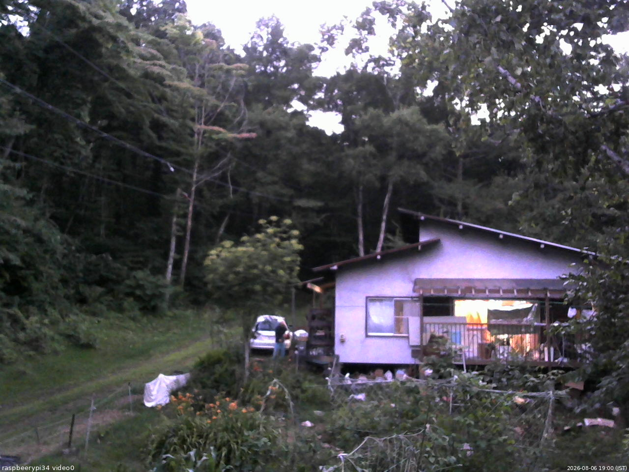 長野県菅平高原 ゆたか山荘 西側(坂上) 2026/08/06 19:00