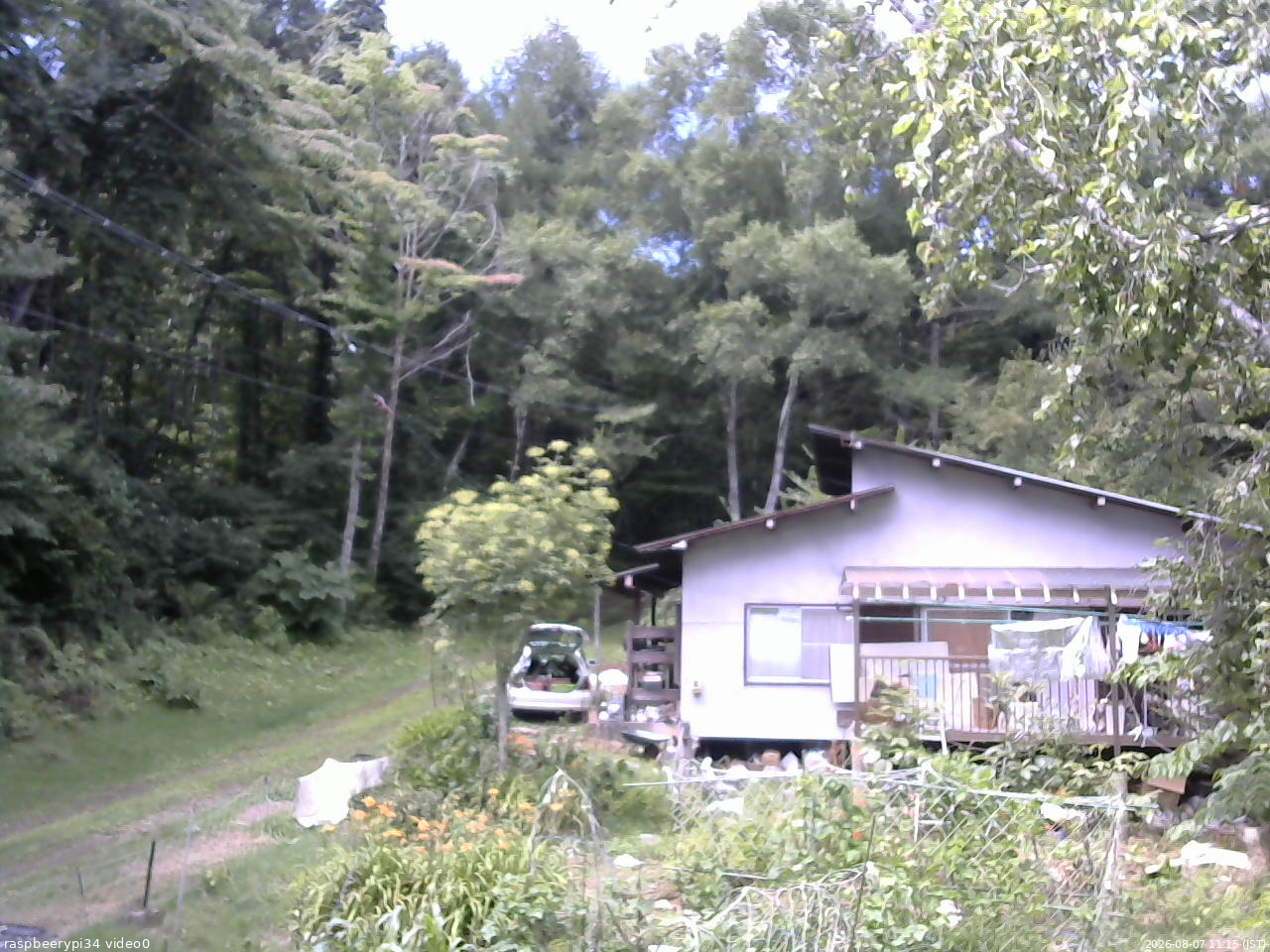 長野県菅平高原 ゆたか山荘 西側(坂上) 2026/08/07 11:15