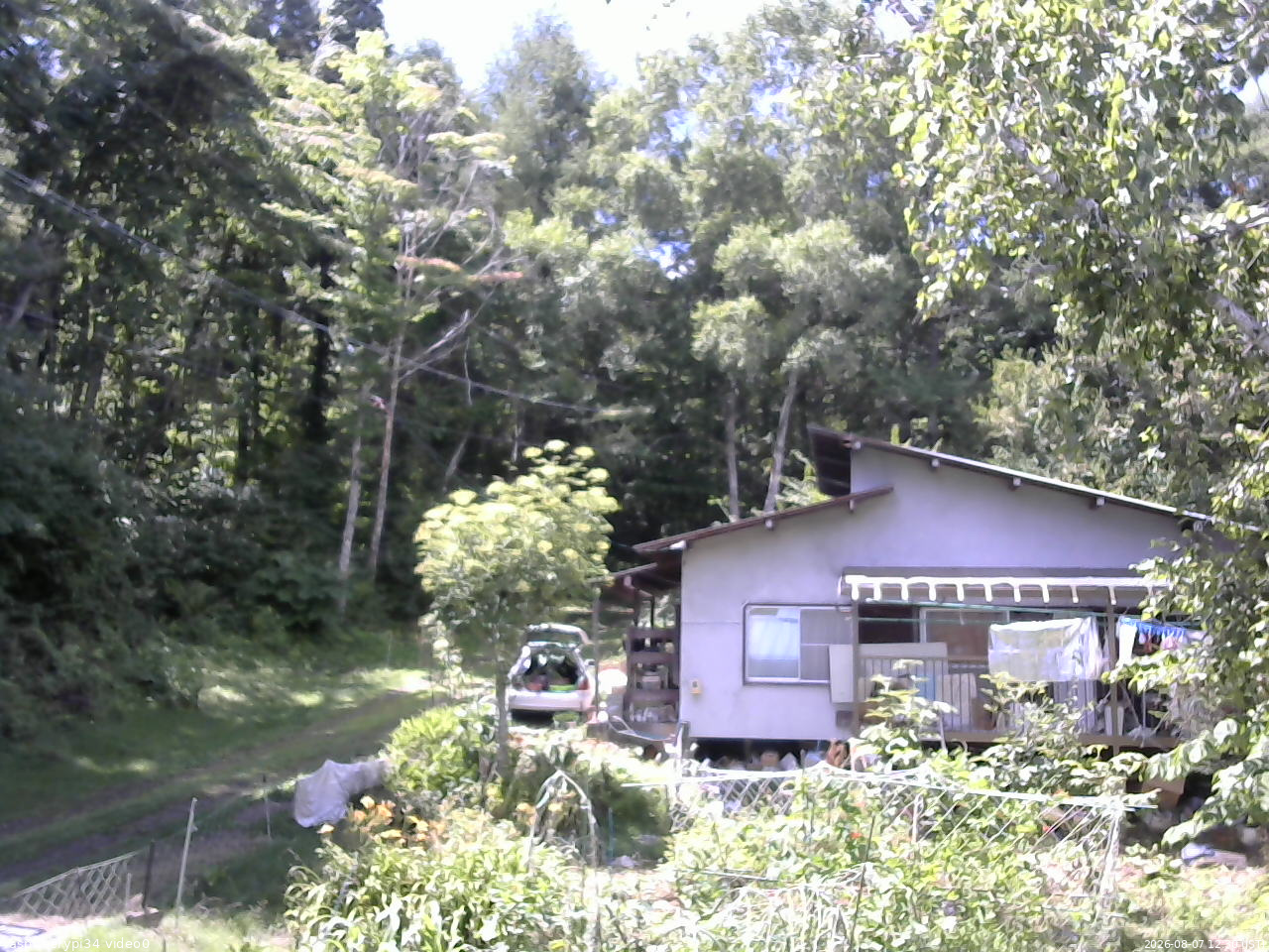 長野県菅平高原 ゆたか山荘 西側(坂上) 2026/08/07 12:30