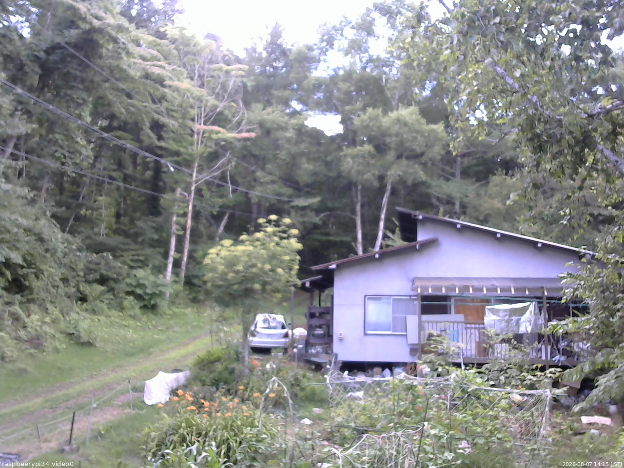 長野県菅平高原 ゆたか山荘 西側(坂上) 2026/08/07 14:15