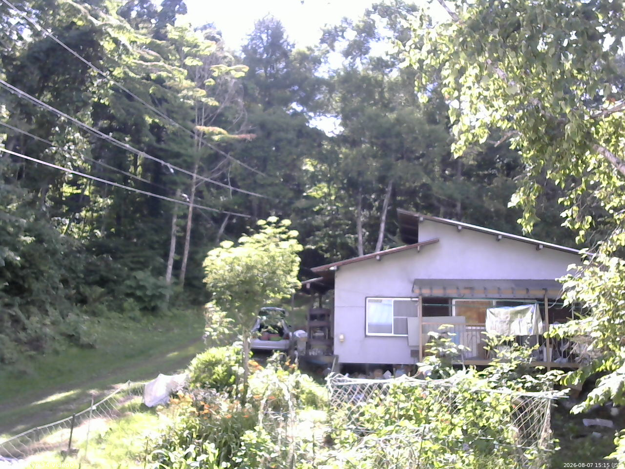 長野県菅平高原 ゆたか山荘 西側(坂上) 2026/08/07 15:15