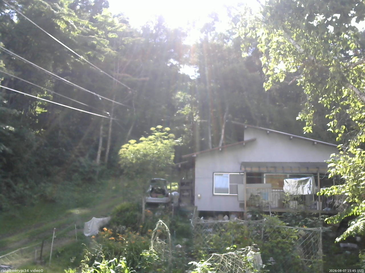 長野県菅平高原 ゆたか山荘 西側(坂上) 2026/08/07 15:45