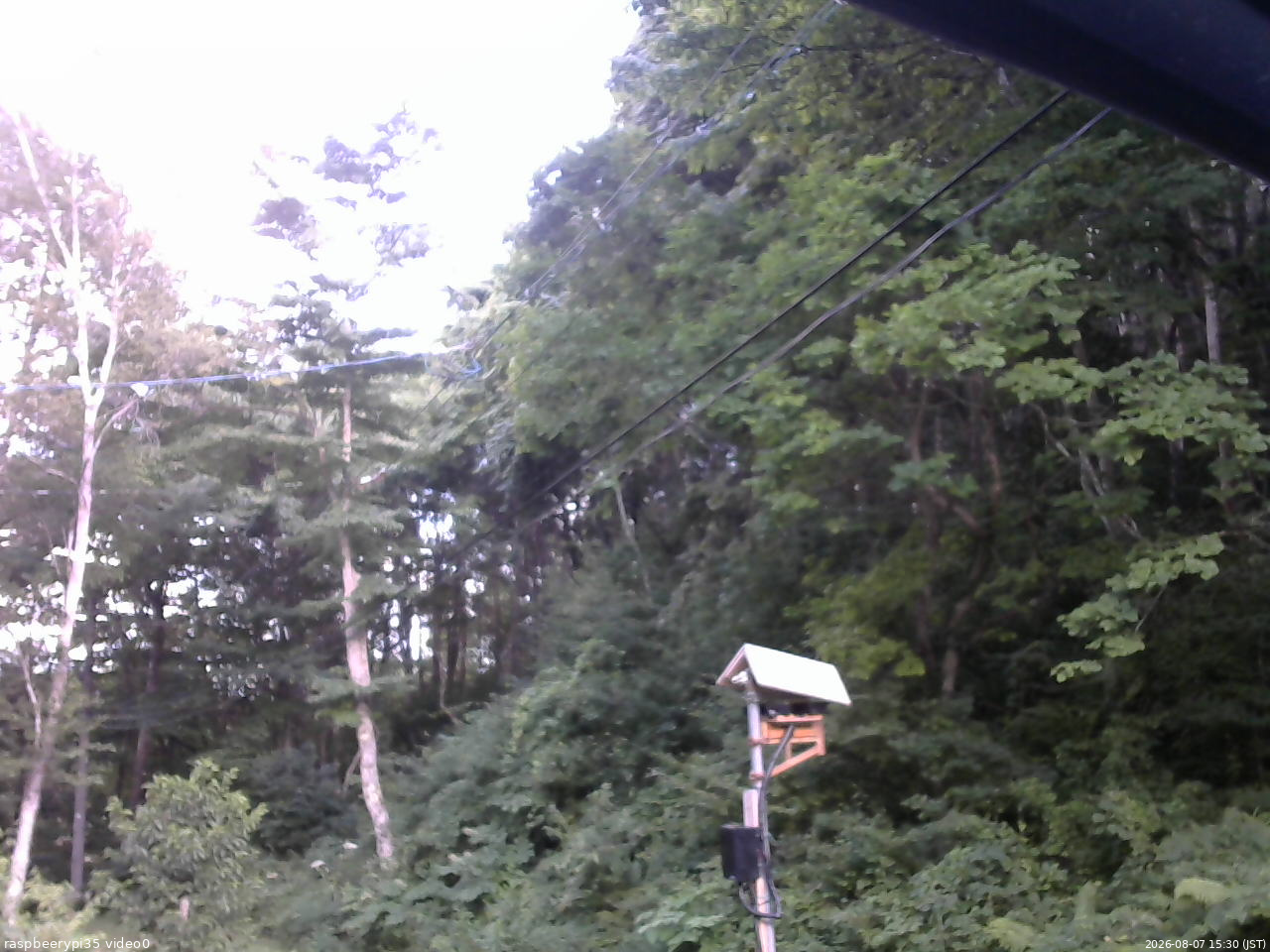 長野県菅平高原 ゆたか山荘 温度計 2026/08/07 15:30