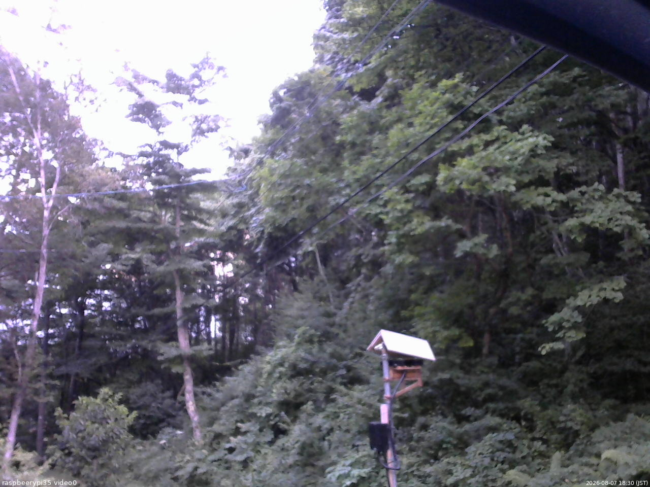長野県菅平高原 ゆたか山荘 温度計 2026/08/07 18:30