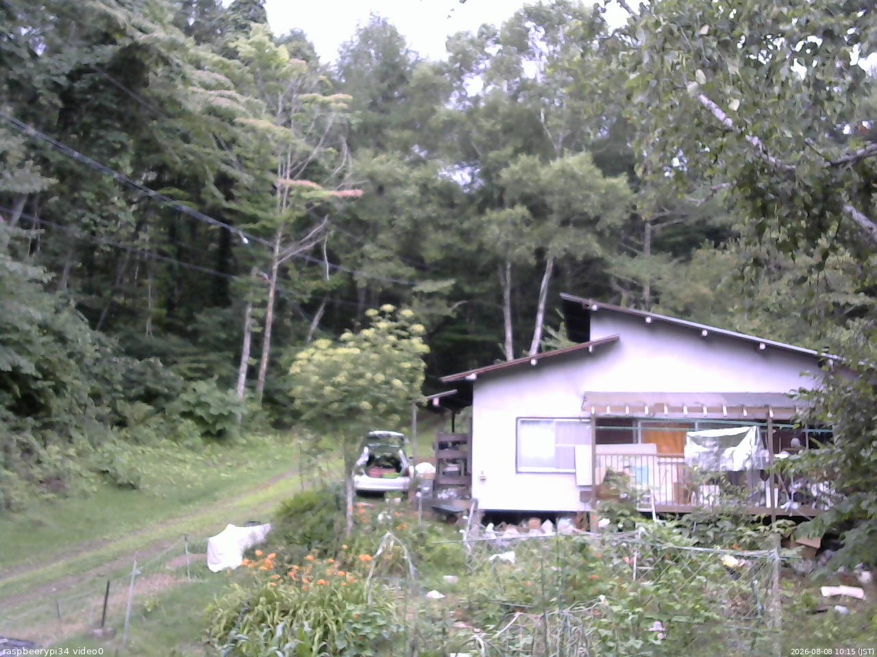 長野県菅平高原 ゆたか山荘 西側(坂上) 2026/08/08 10:15