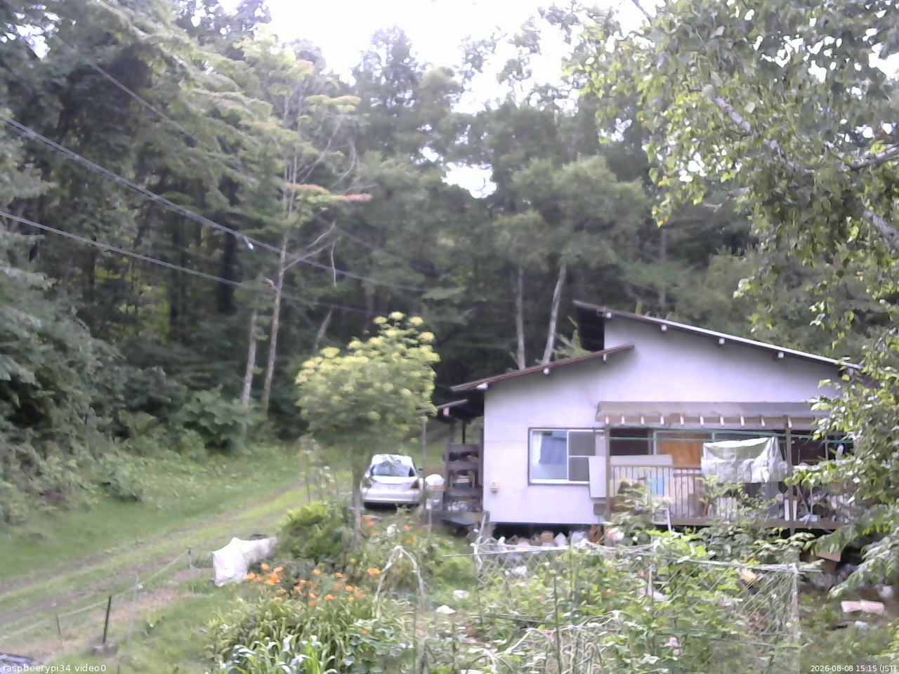 長野県菅平高原 ゆたか山荘 西側(坂上) 2026/08/08 15:15