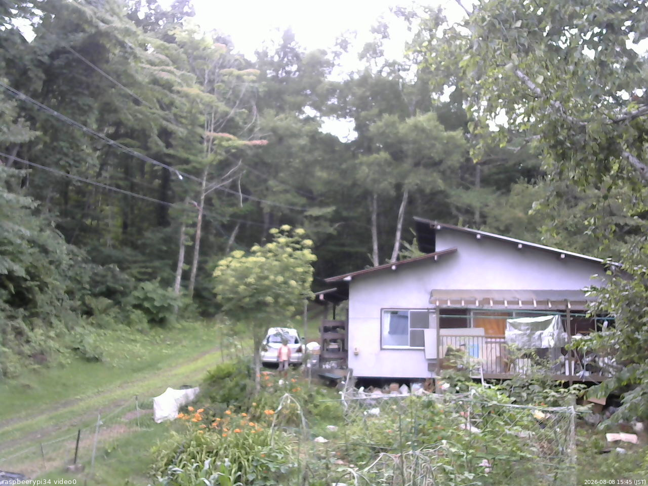長野県菅平高原 ゆたか山荘 西側(坂上) 2026/08/08 15:45