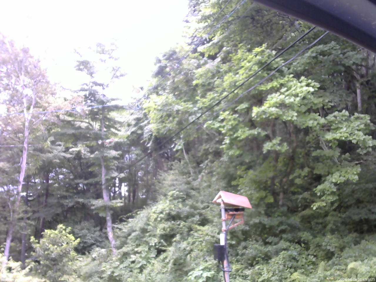 長野県菅平高原 ゆたか山荘 温度計 2026/08/08 11:45
