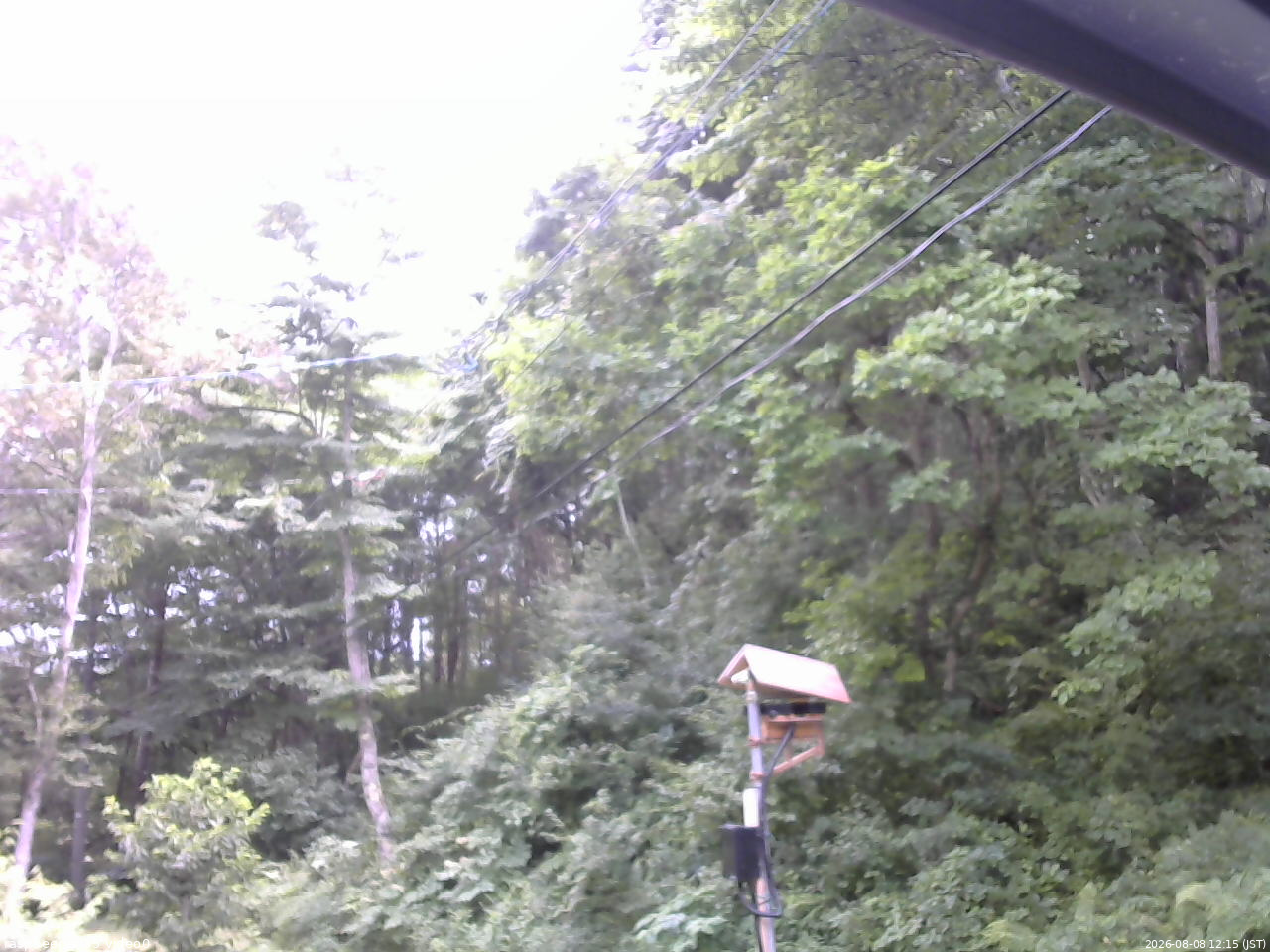 長野県菅平高原 ゆたか山荘 温度計 2026/08/08 12:15