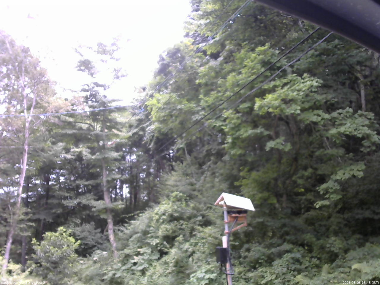 長野県菅平高原 ゆたか山荘 温度計 2026/08/08 13:45