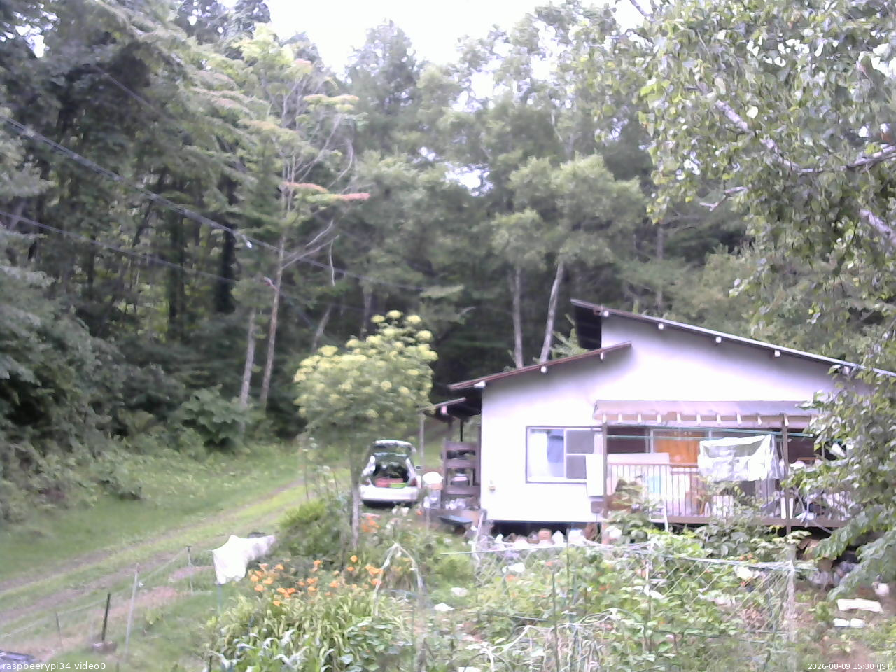 長野県菅平高原 ゆたか山荘 西側(坂上) 2026/08/09 15:30