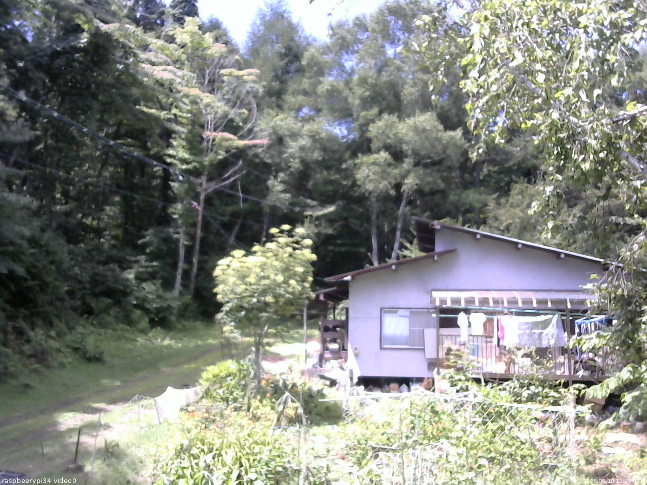 長野県菅平高原 ゆたか山荘 西側(坂上) 2026/08/10 11:15