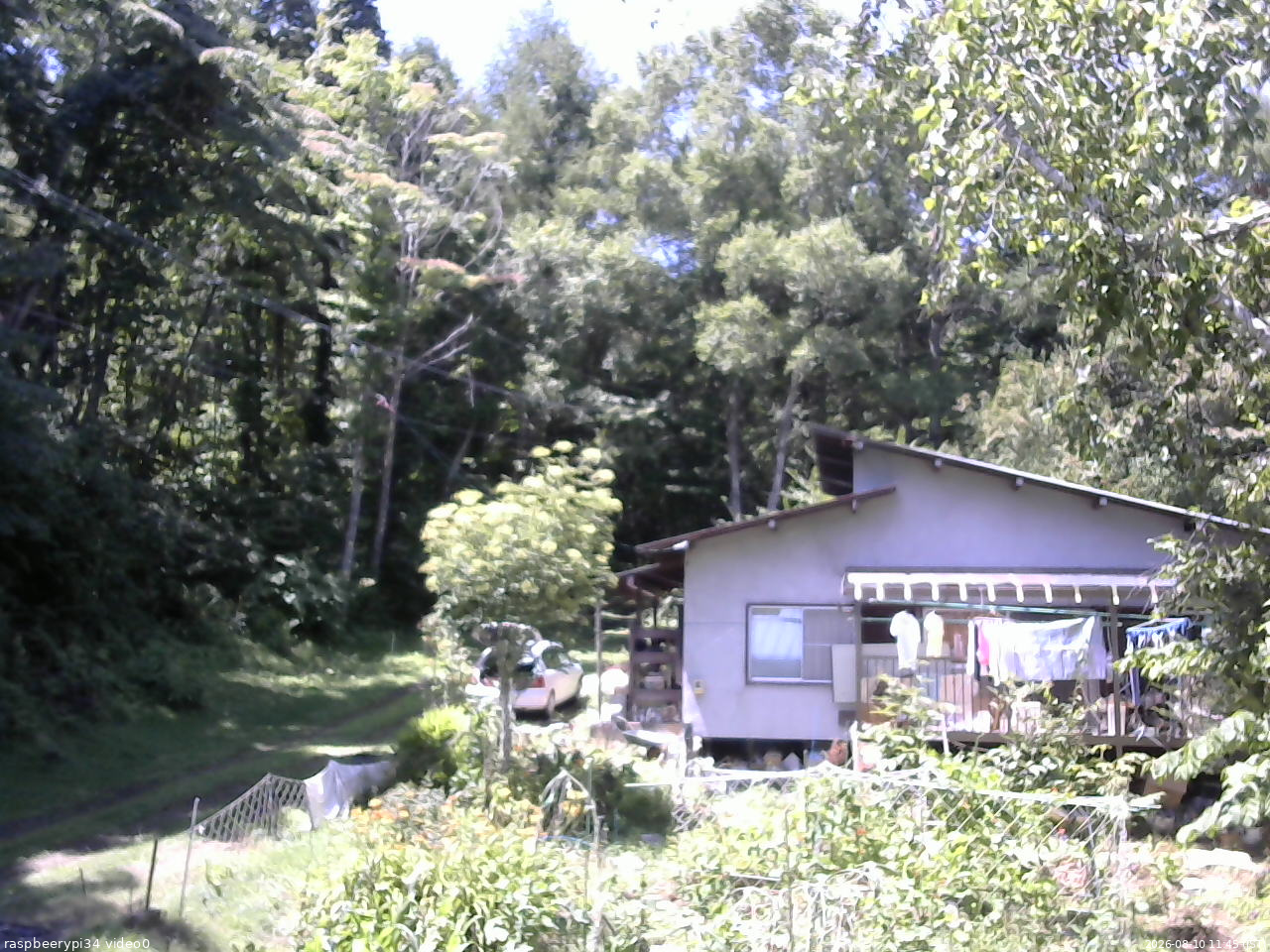 長野県菅平高原 ゆたか山荘 西側(坂上) 2026/08/10 11:45