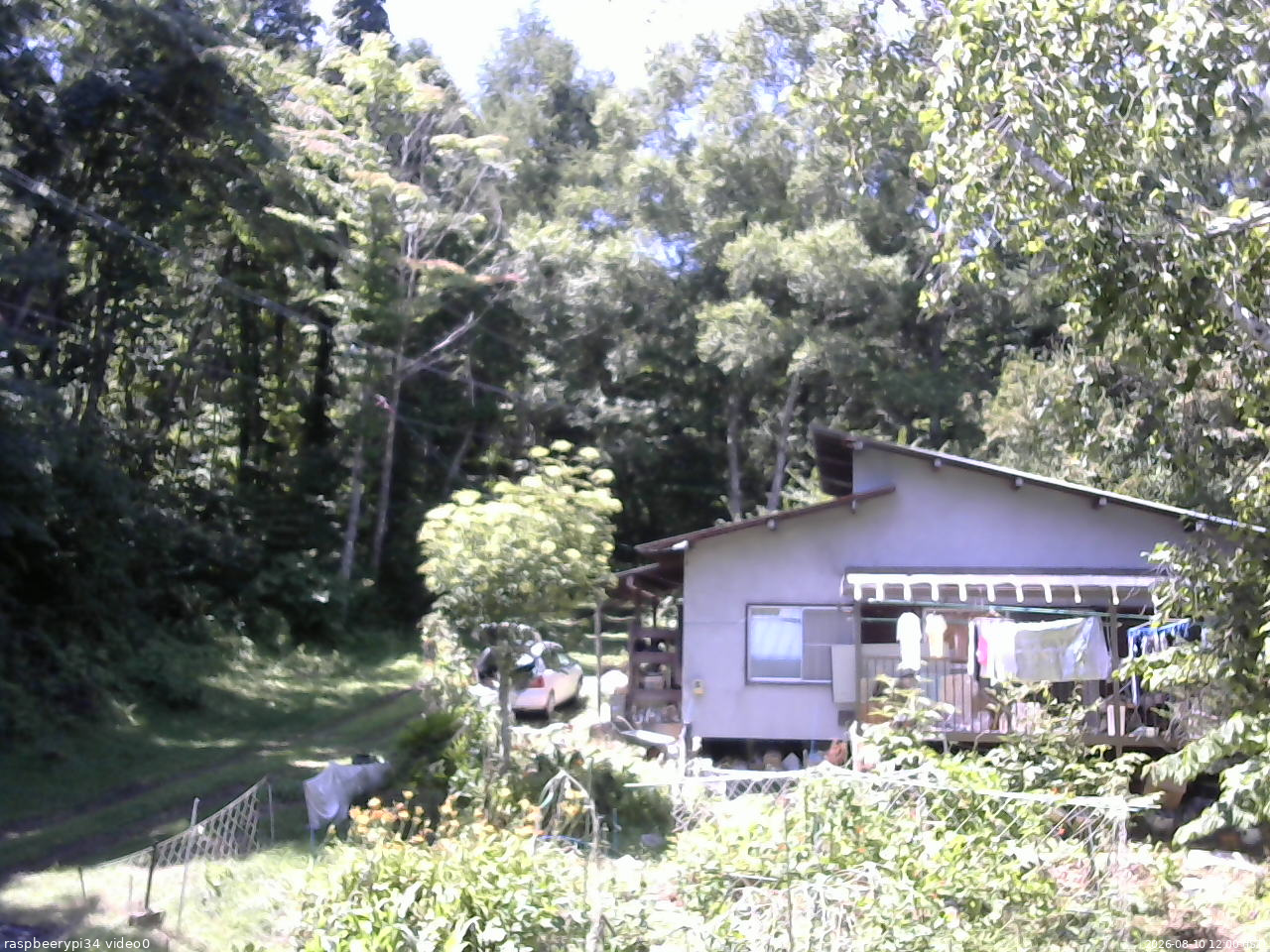 長野県菅平高原 ゆたか山荘 西側(坂上) 2026/08/10 12:00