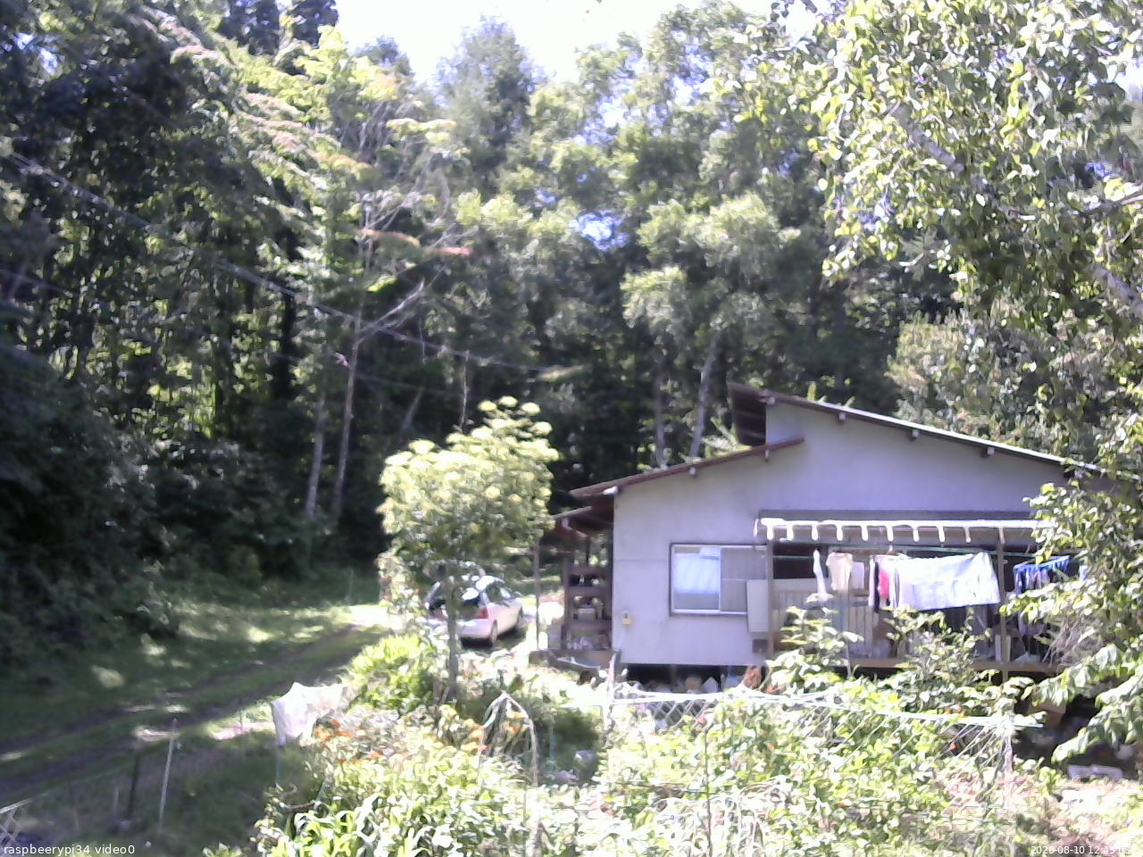長野県菅平高原 ゆたか山荘 西側(坂上) 2026/08/10 12:45