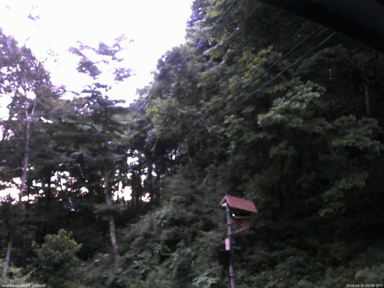 長野県菅平高原 ゆたか山荘 温度計 2026/08/10 05:00