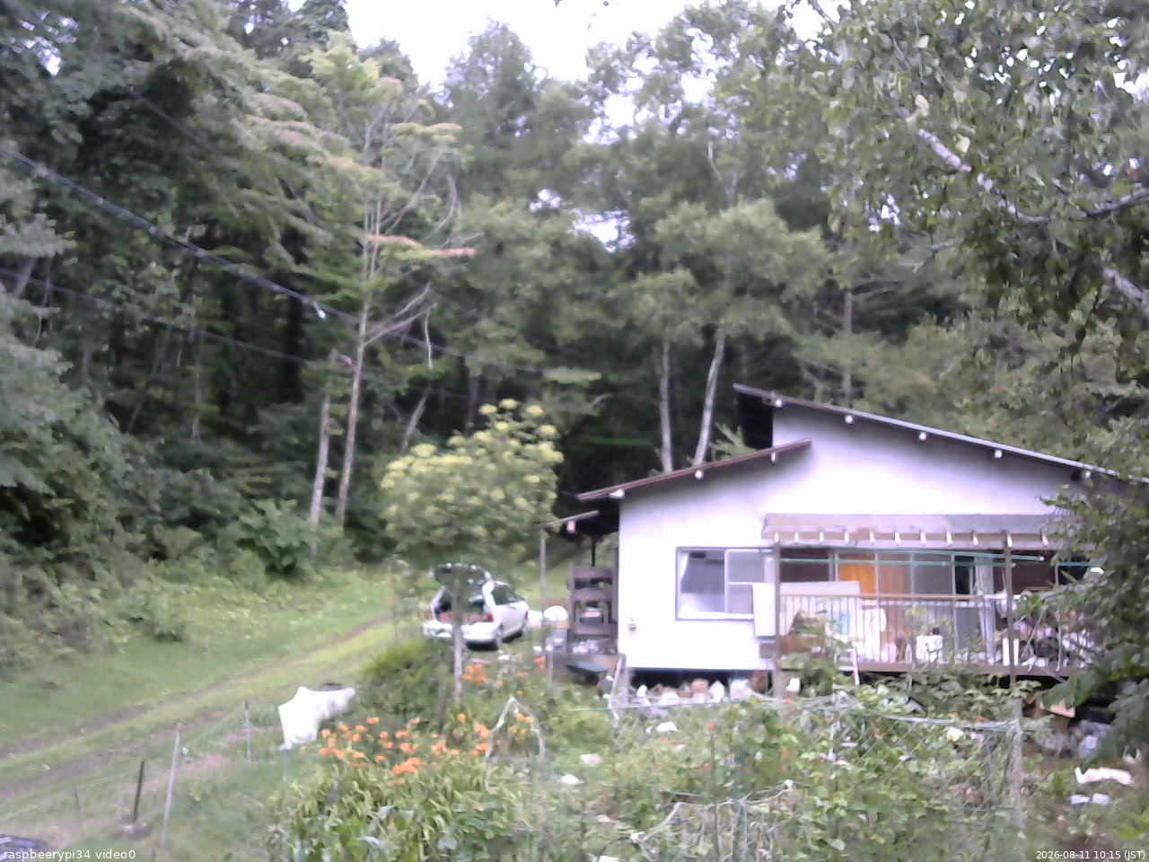 長野県菅平高原 ゆたか山荘 西側(坂上) 2026/08/11 10:15