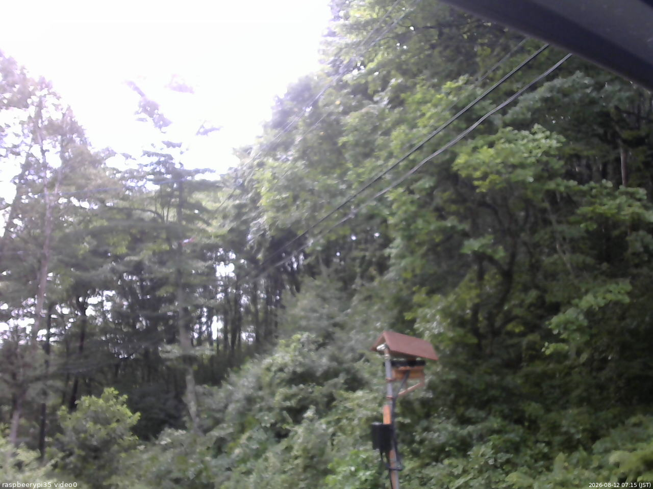 長野県菅平高原 ゆたか山荘 温度計 2026/08/12 07:15