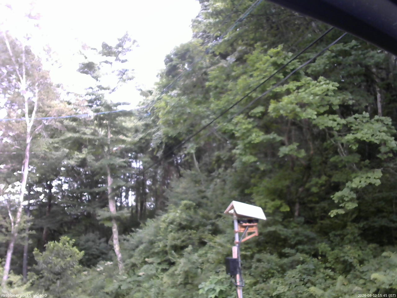 長野県菅平高原 ゆたか山荘 温度計 2026/08/12 15:45